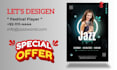 design a table menu or flayer
