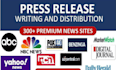 write press release writing, pr distribution, submit press release