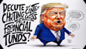 create any current political cartoon
