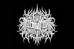 draw death metal logo with texture and chrome effect