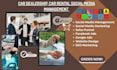 be your car dealership, car rental social media marketer and content creator