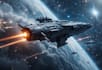 do a sci fi spaceship art
