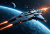 make a sci fi spaceship art