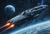 design a sci fi spaceship art