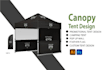 creat a professional canopy tent design for you