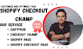 customize checkout champ landing,integrate shopify cart page with checkout champ