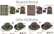 textile design realistic cloth mockups for your brand