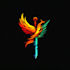 draw fantasy game logo with cool unique magic style