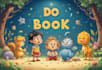 do cartoon book cover, children book cover design