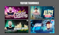 design premium youtube thumbnail that boost CTR