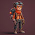 draw 2d game character illustration