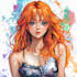 do anime style character illustration