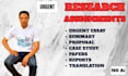 do your assignment, project work, essay writing for college and university