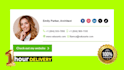 create a professional, animated and clickable HTML email signature in 1 hour