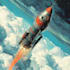 design spaceship, sci fi illustration