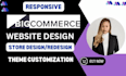 design responsive professional bigcommerce website setup bigcommerce store