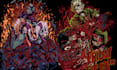 draw metal cover album,t shirt and heavy metal illustration dark art