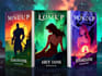 design fantasy, romance and sci fi book covers