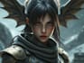 create fantasy, sci fi, character with hyperrealistic style