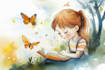 do a watercolor illustration
