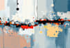 create modern abstract art digital painting