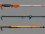design and paint weapons and props