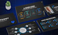 design a professional pitch deck, powerpoint, or investor presentation
