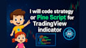 code strategy or pinescript for tradingview indicator