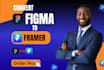 convert figma to framer, framer website, framer landing page, developer