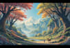 draw anime background and environment art