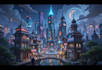 design 2d game concept art, background and environment