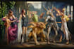 illustrate fantasy art creatures and characters