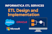 design develop and implement end to end etl solutions using informatica
