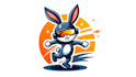 make different racing speed rabbit mascot logo design within 1 day