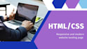 develop interactive landing pages with javascript animations