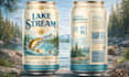design label for can, energy drink, beer ,soda, beverages, tin