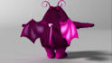 cartoon 3d creature for wonder dynamic,mocap,emote,usd,3ds max monster character