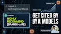 get your brand cited in chatgpt, gemini, and perplexity with GEO