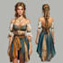 draw fantasy style game character art