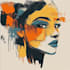 draw a digital abstract art illustration