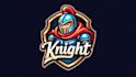 make eye catching old man knight mascot logo design  within 1 day