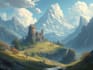 draw fantasy concept landscape illustrations