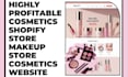 design cosmetics shopify store makeup store cosmetic dropshipping website