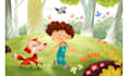 create custom whimsical children book illustrations