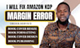 format your book for amazon kdp, fix margin errors, and resize book cover