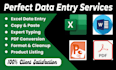 be your fast, accurate, and reliable data entry specialist