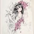 comic cartoon anime tattoo design