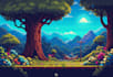 make your pixel art and landscape backgrounds art