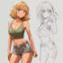 draw your couple character with anime style