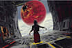 create high quality space art and futuristic space scenes